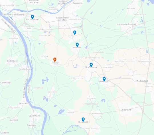 Karte Kosmetikstudio Bischofsheim